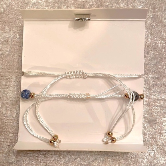 Brand New Eye Candy Angel Numbers 111 Intuition Beaded Gemstone Bracelet Set - Picture 8 of 9